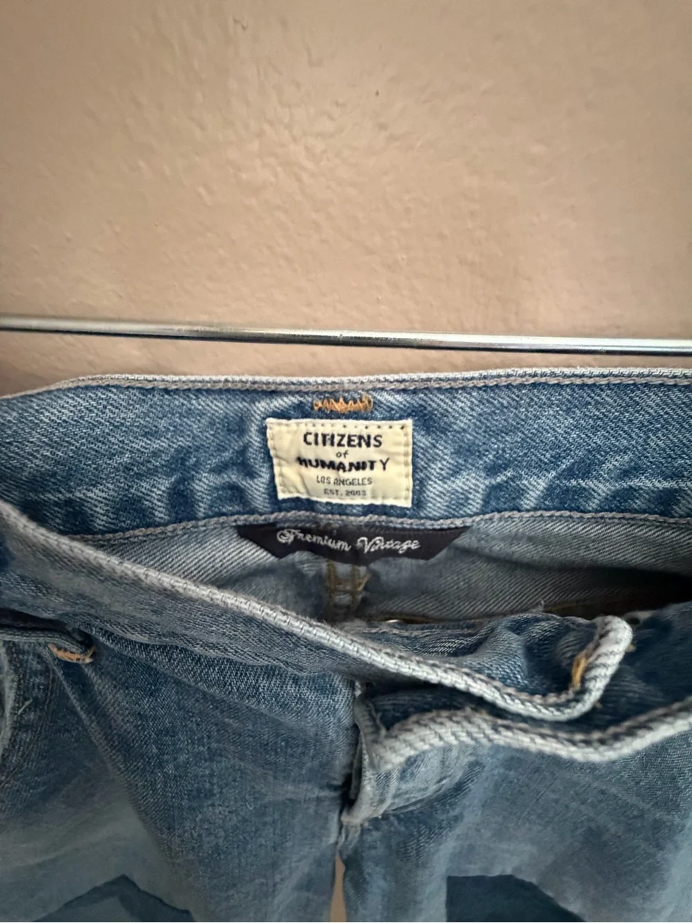 Citizens of Humanity Premium Vintage Emerson Slim Boyfriend Patchwork Jeans 28